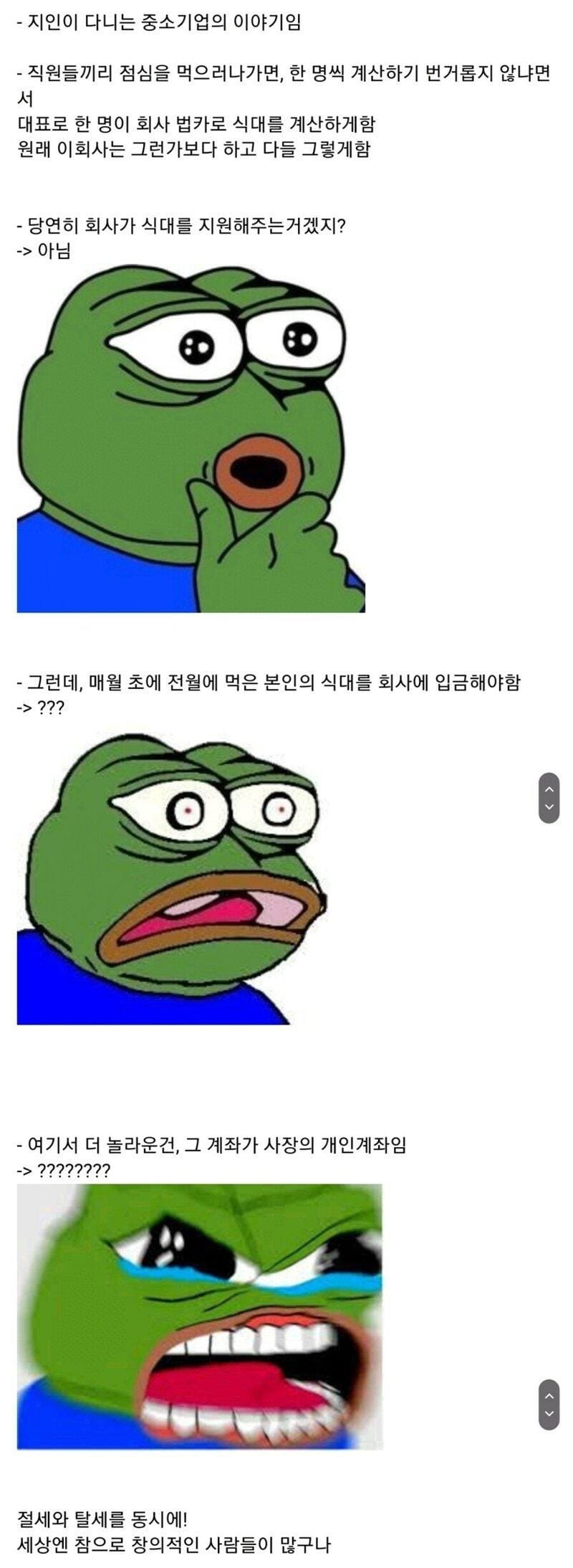 절세와 탈세를 동시에