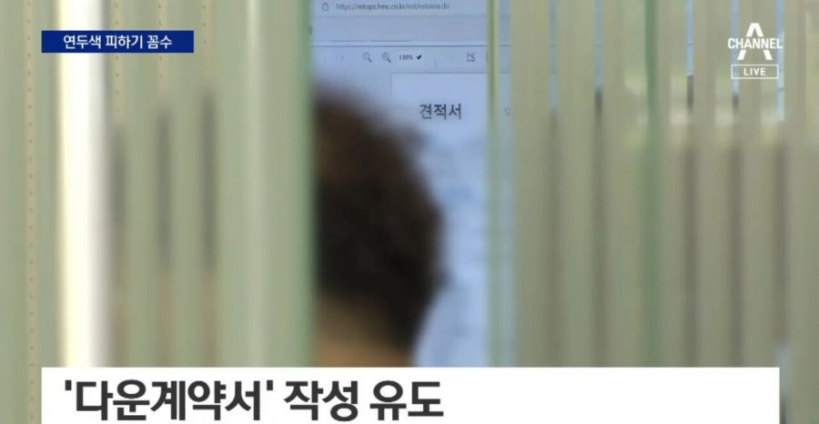 연두색 번호판 피하려는 법인차 꼼수 등장