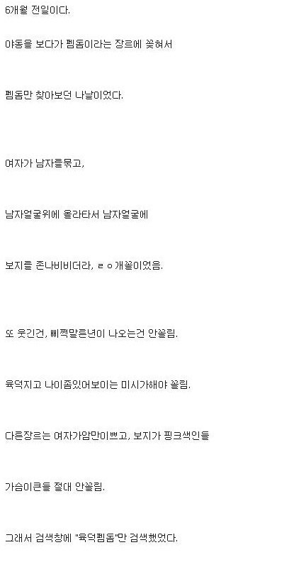 강한여자를 원했던 디시인의 SM후기